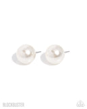 Paparazzi Earring - Preppy Princess - White