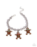 Paparazzi Bracelet - Gingerbread Glitz - Brown