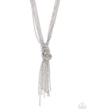 Paparazzi Necklace - Twisted Tapestry - White