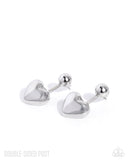 Paparazzi Earring - Flirty Finale - Silver