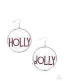 Paparazzi Earring - Holly Jolly - Multi