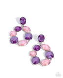 Paparazzi Earring - Suitable Shimmer - Purple