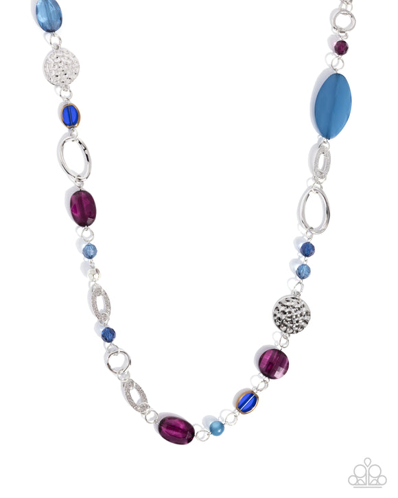 Paparazzi Necklace - Celebratory Color - Blue