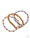 Paparazzi Bracelet - Flash of Fashion - Brown