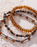 Paparazzi Bracelet - Flash of Fashion - Brown
