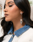 Paparazzi Earring - I Feel Loved - White