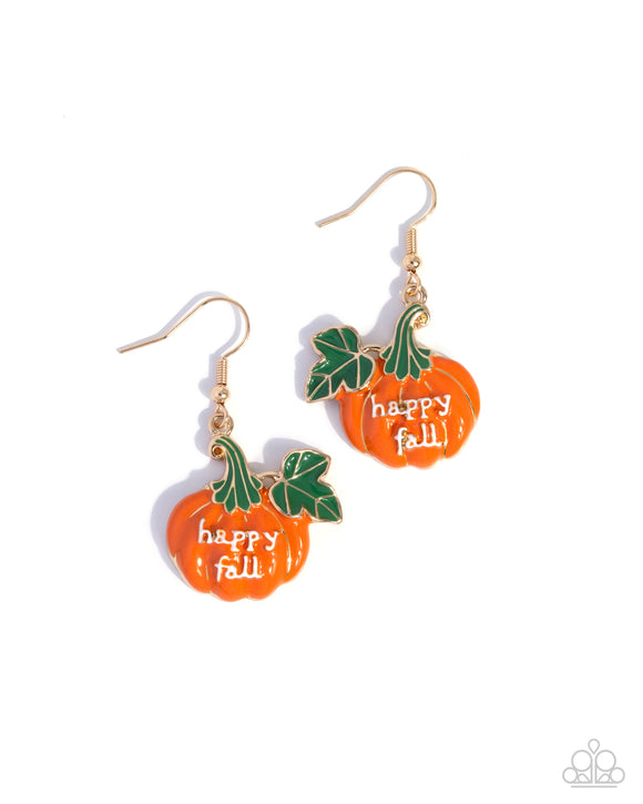 Paparazzi Earring - Autumn Affair - Orange