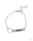 Paparazzi Bracelet - Cheer Craze - Silver