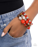 Paparazzi Bracelet - Colorful Collection - Red