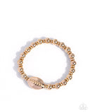 Paparazzi Bracelet - Football Flair - Gold