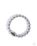 Paparazzi Bracelet - Football Flair - Silver