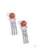 Paparazzi Earring - Slam Dunk Shimmer - Orange