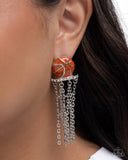 Paparazzi Earring - Slam Dunk Shimmer - Orange