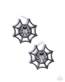 Paparazzi Earring - Spiderweb Showcase - Black