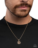 Paparazzi Necklace - Bear Boundary - Gold