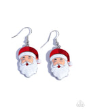 Paparazzi Earring - Santa Baby - Red