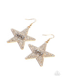 Paparazzi Earring - Celebratory Character - Gold