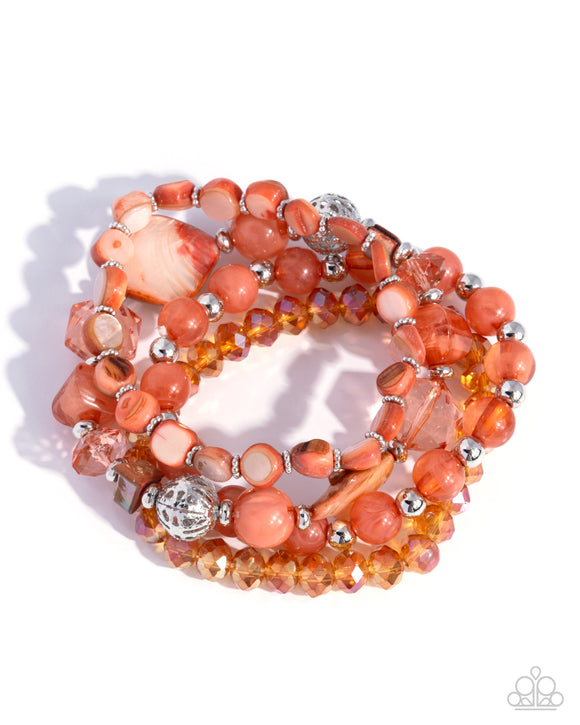 Paparazzi Bracelet - Thriving Tapestry - Orange