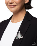Paparazzi Brooch - Twinkling Tannenbaum - Green