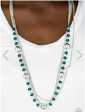 Paparazzi Necklace - High Standards - Blue