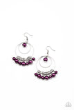 Paparazzi Earring - New York Attraction - Purple