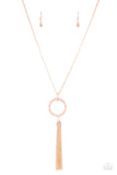 Paparazzi Necklace - Straight To The Top - Gold