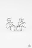 Paparazzi Earring - Super Superstar - White
