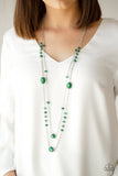 Paparazzi Necklace - Dazzle The Crowd - Green