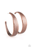 Paparazzi Earring - HOOP and Holler - Copper