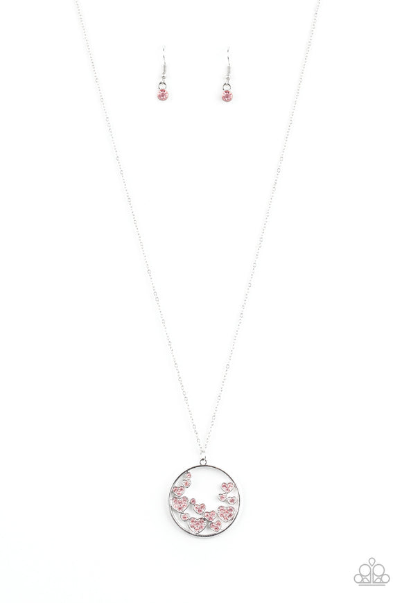 Paparazzi Necklace - Call Me Cupid - Pink