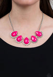 Paparazzi Necklace - Ethereal Exaggerations - Pink
