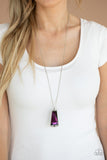 Paparazzi Necklace - Empire State Elegance - Purple