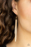 Paparazzi Earring - Red Carpet Bombshell - Gold
