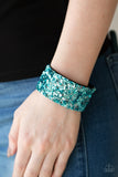 Paparazzi Urban Bracelet - Starry Sequins - Blue