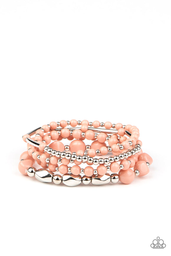 Paparazzi Bracelet - Vibrantly Vintage - Pink