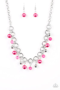 Paparazzi Necklace - Fiercely Fancy - Pink