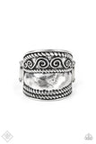 Paparazzi Ring - Texture Tantrum - Silver