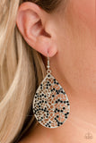 Paparazzi Earring - Hustle and Bustle - Black