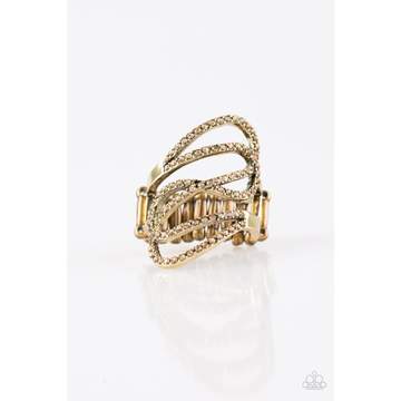 Paparazzi Ring - Chasing Starlight - Brass