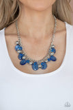 Paparazzi Necklace - Gossip Glam - Blue