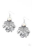 Paparazzi Earring - A Bit On The Wildside - White