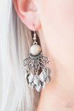 Paparazzi Earring - A Bit On The Wildside - White