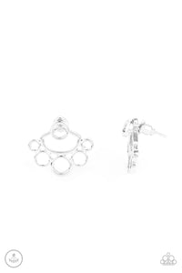 Paparazzi Earring - Completely Surrounded - Silver