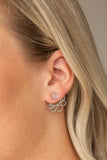 Paparazzi Earring - Completely Surrounded - Silver