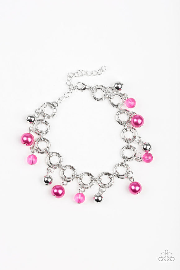Paparazzi Bracelet - Fancy Fascination - Pink