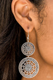 Paparazzi Earring - Merry Marigolds - Silver