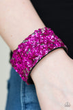 Paparazzi Urban Bracelet - Starry Sequins - Pink