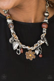 Paparazzi Necklace - Charmed, I Am Sure - Brown