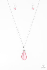 Paparazzi Necklace - Friends in GLOW Places - Pink