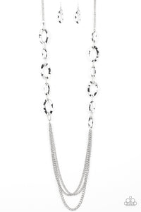 Paparazzi Necklace - Street Beat - Silver